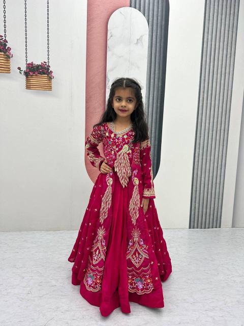 Launching Festival Special Crop Top Pc 528 Vichitra Pink Wholesale children wear market in Kolkata - wholesale export
